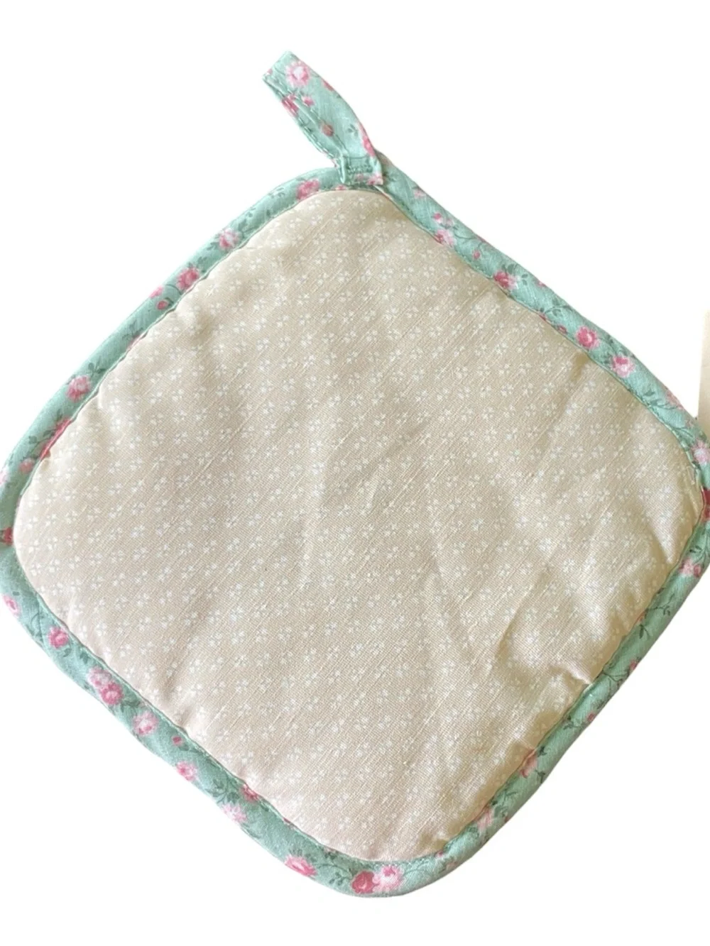 Vintage Old Friends Cottagecore Hot Pad Unused Valeries Folk Art Country Kitchen